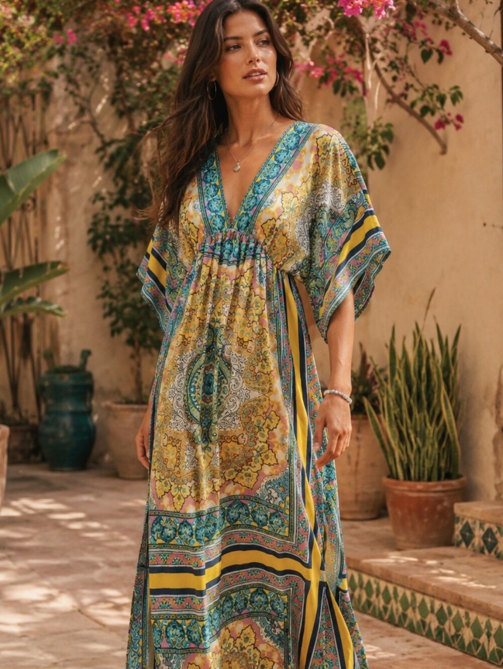 Sundance Bella Verona Boho Printed Dress